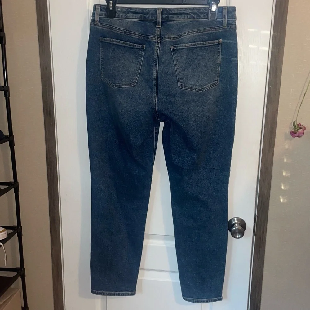 Talbots Slim Ankle Jeans W/ Studded Detail‎ Size 12
